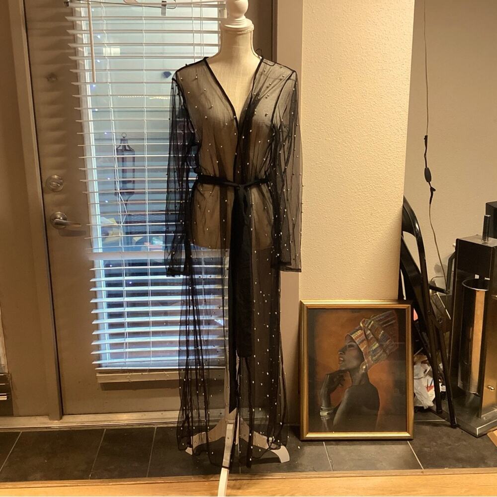 Ups And Downs Mesh Robe